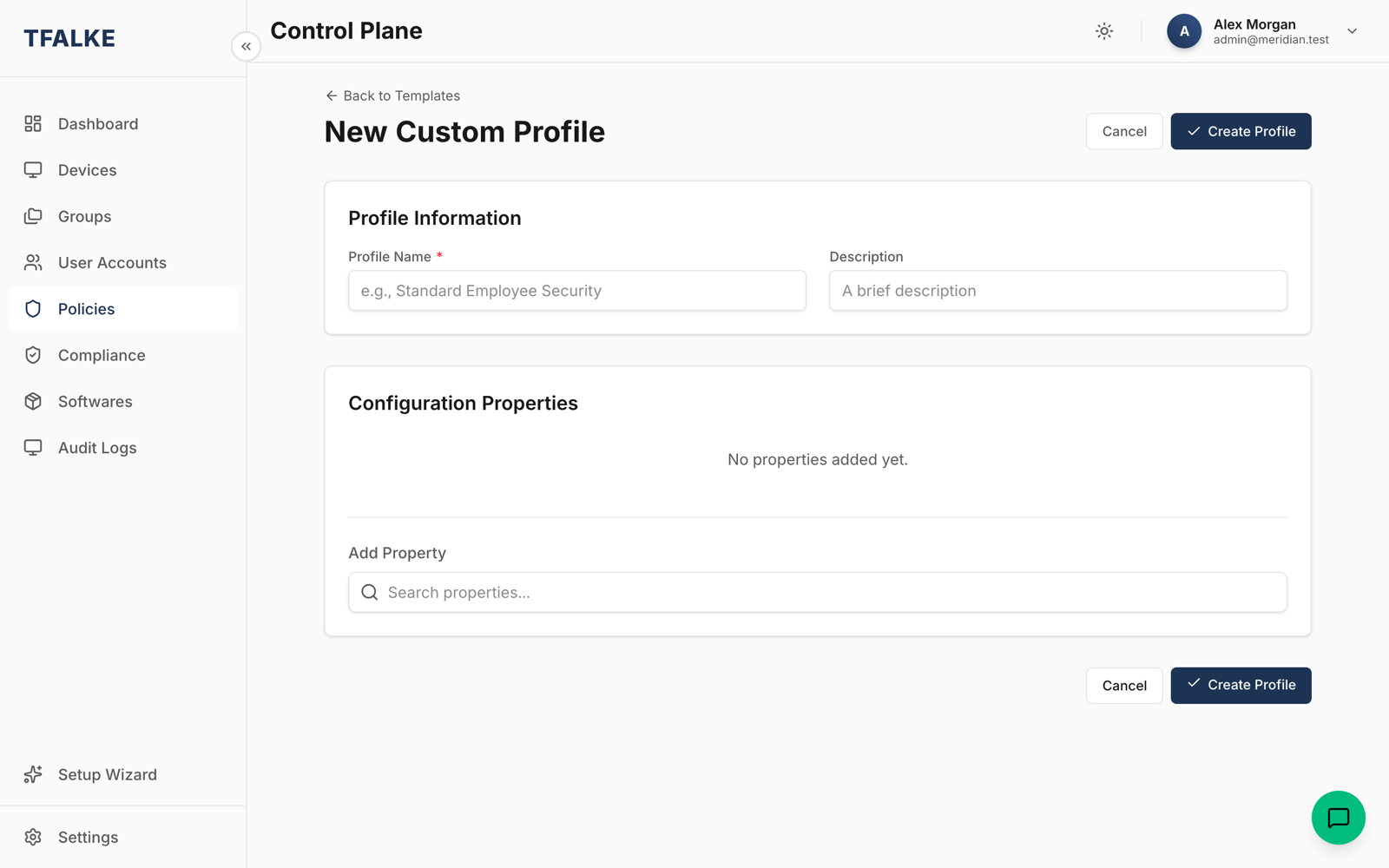 Create Policy